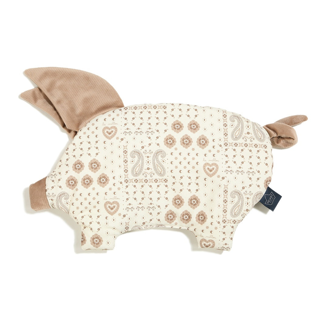 LaMillou Kuschelschwein Velvet BANDANA CREAM