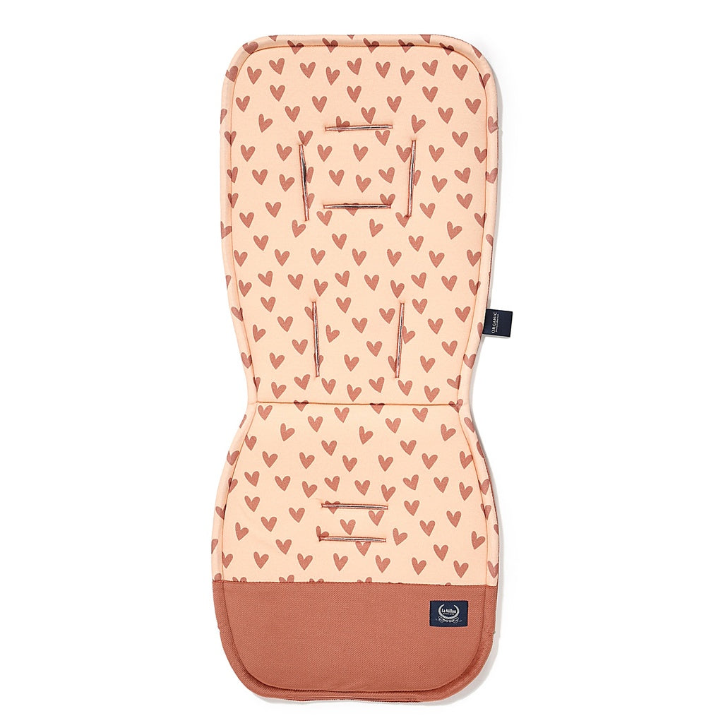LaMillou Kinderwagen Sitzeinlage Jersey HEATBEAT PINK