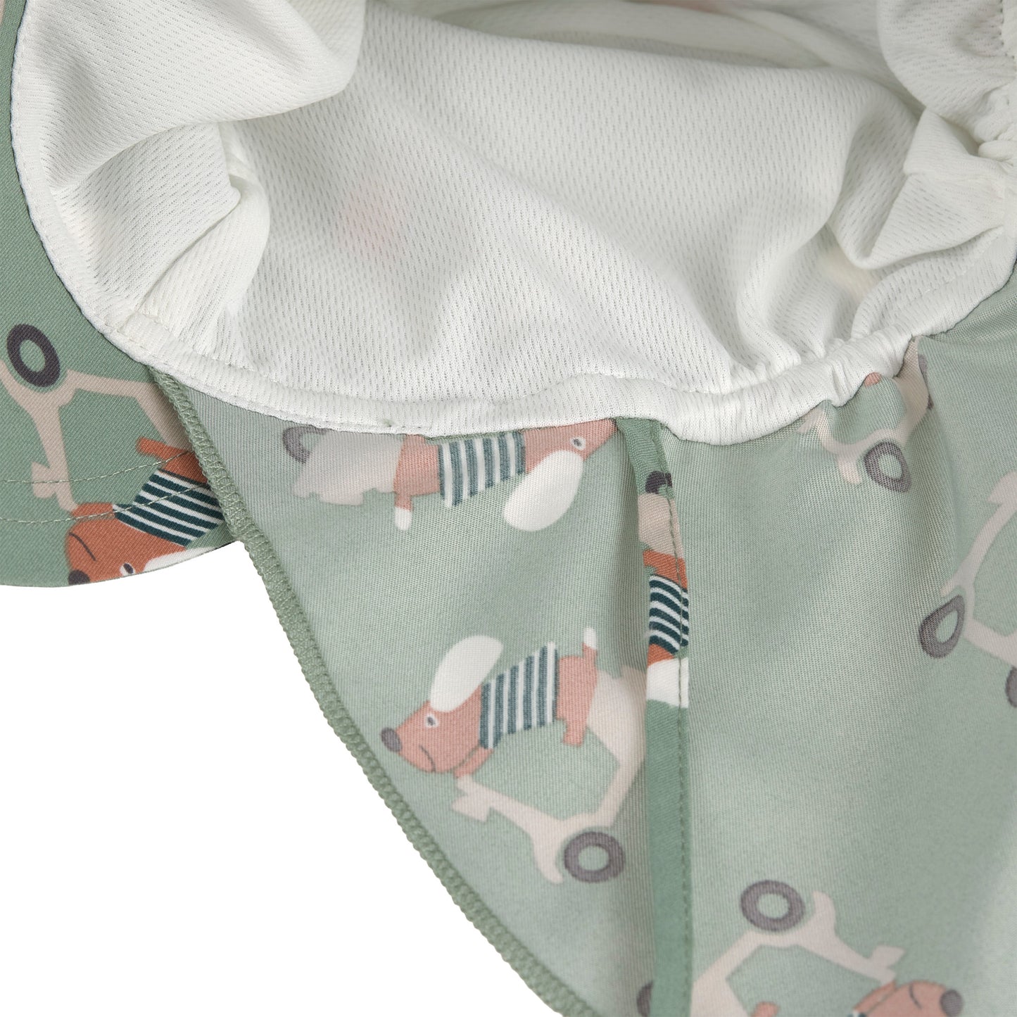 Lässig Sonnenhut Baby - Hund, grün