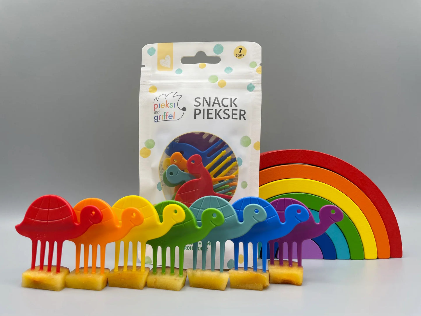 Pieksi & Griffel 7er Set TURTLE RAIN