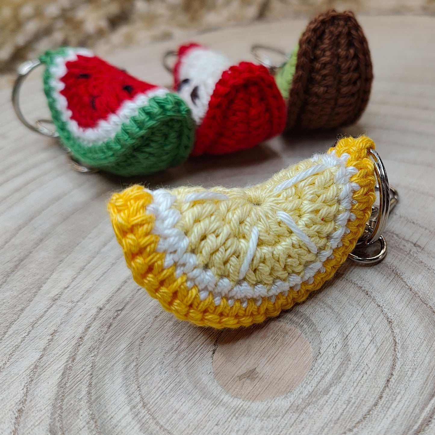 Vermaschelt - Schlüsselanhänger Obst