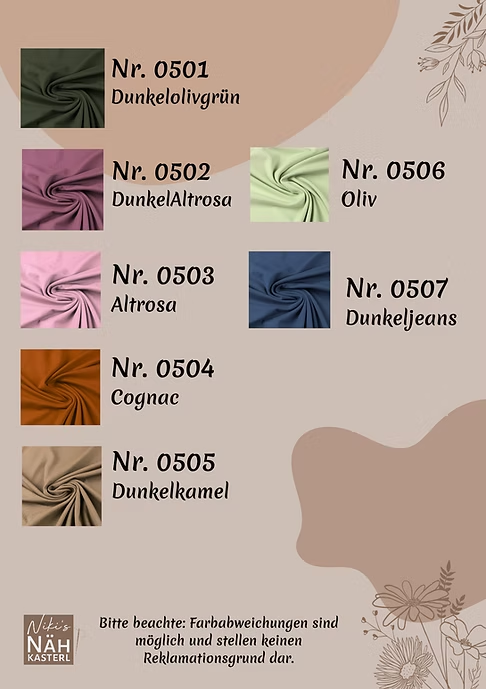 Niki's Nähkasterl Dreieckstuch Jersey