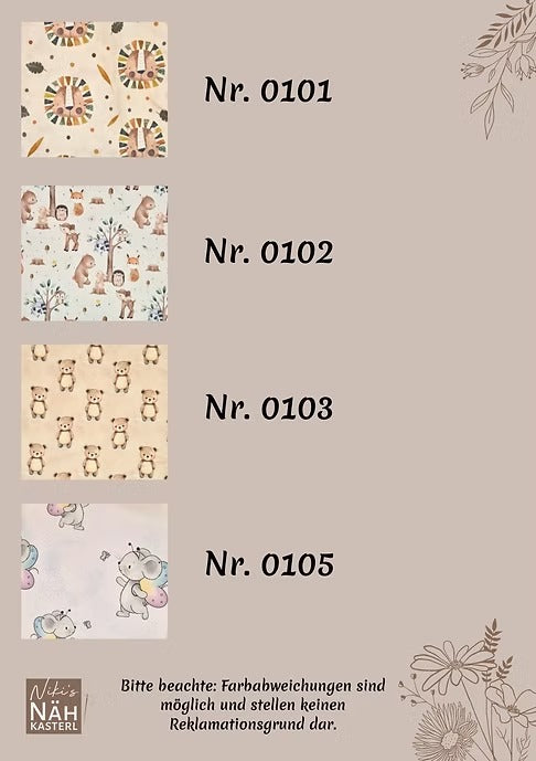 Niki's Nähkasterl Babydecke ca. 70*100