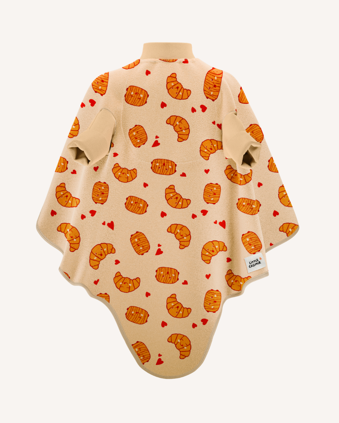 Little Casimir „Boo“ Lätzchen - Croissant et Pain au Chocolat