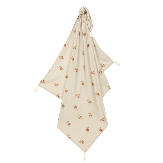 LaMillou Bambustuch BABY BEAR 100 x 120 cm