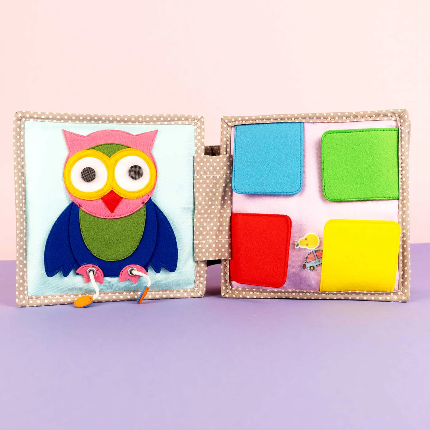 Jolly Designs Mini Quiet Book Peek-a-Boo