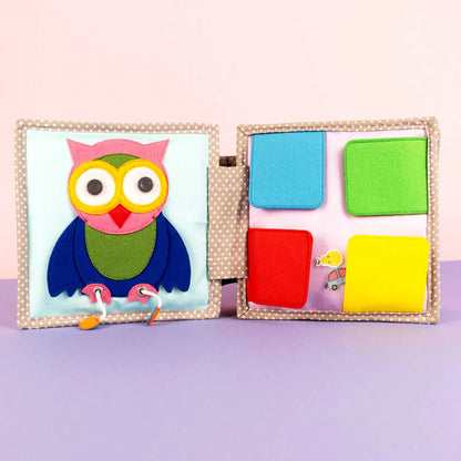 Jolly Designs Mini Quiet Book Peek-a-Boo