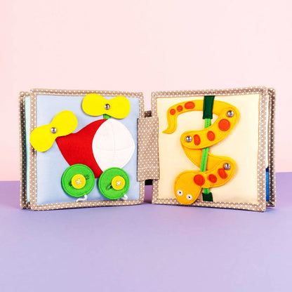 Jolly Designs Mini Quiet Book Peek-a-Boo