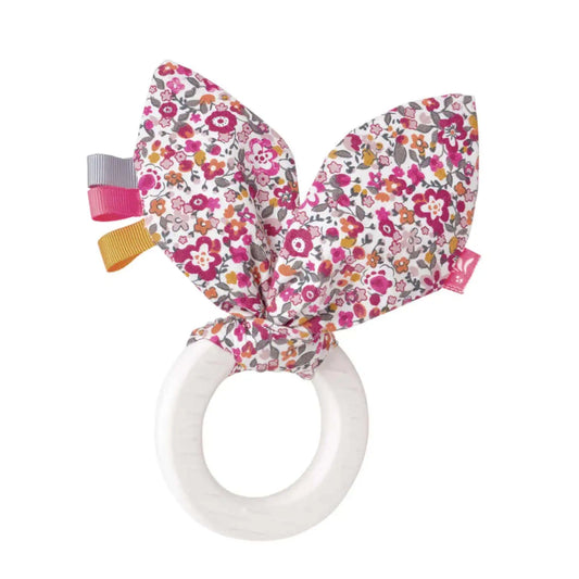 Kikadu Beißring Schnuffelohren Blümchen