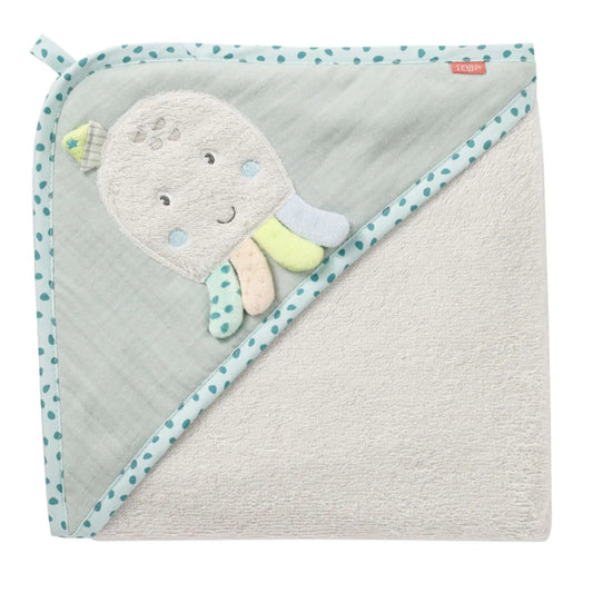 Fehn Kapuzenhandtuch Oktopus 80x80cm