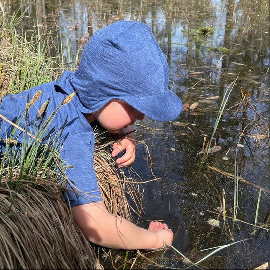Glückskind Sommerkappe royal blau