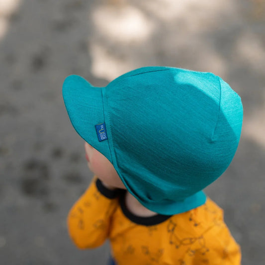 Glückskind Sommerkappe Smaragd uni