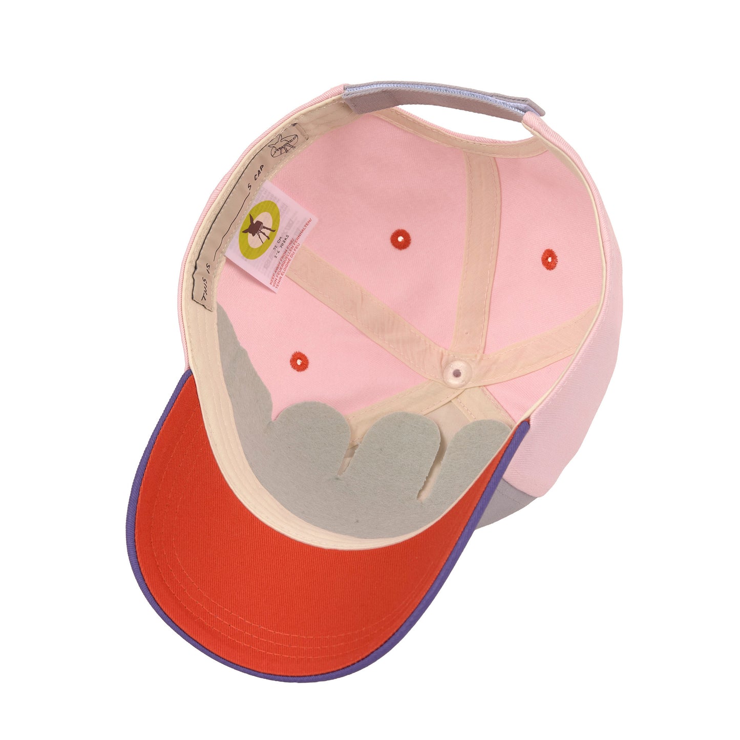 Lässig Basecap Kinder - Katze, rosa
