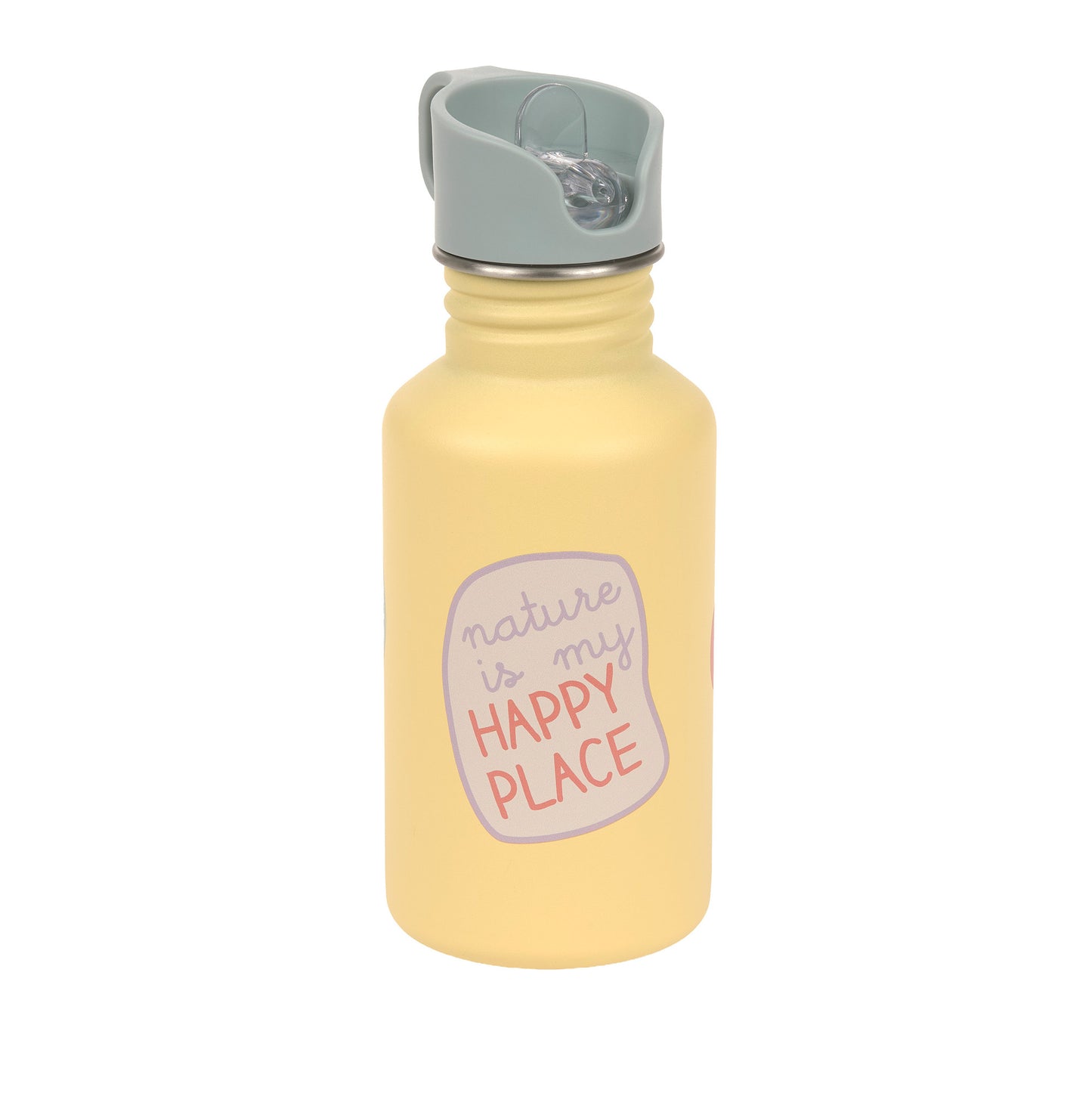 Lässig Edelstahl Trinkflasche 500ml - Happy Trails, Blume