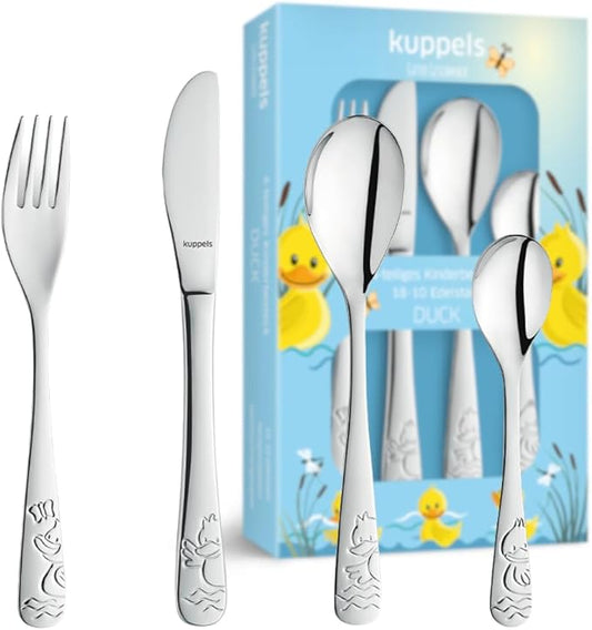 Kuppels Kinderbesteck 4-teilig Duck