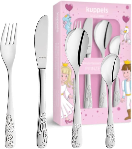 Kuppels Kinderbesteck 4-teilig Prinzessin