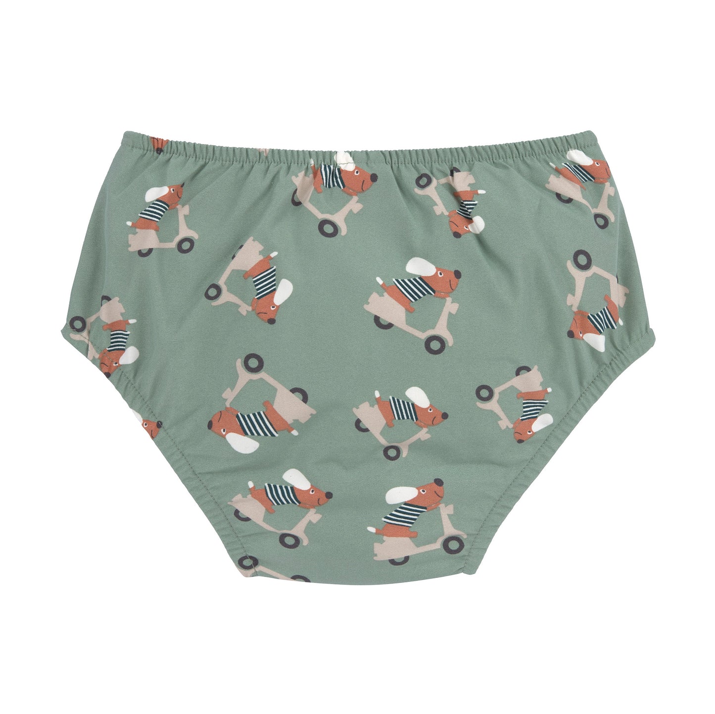 Lässig Schwimmwindel Baby - Hund, grün
