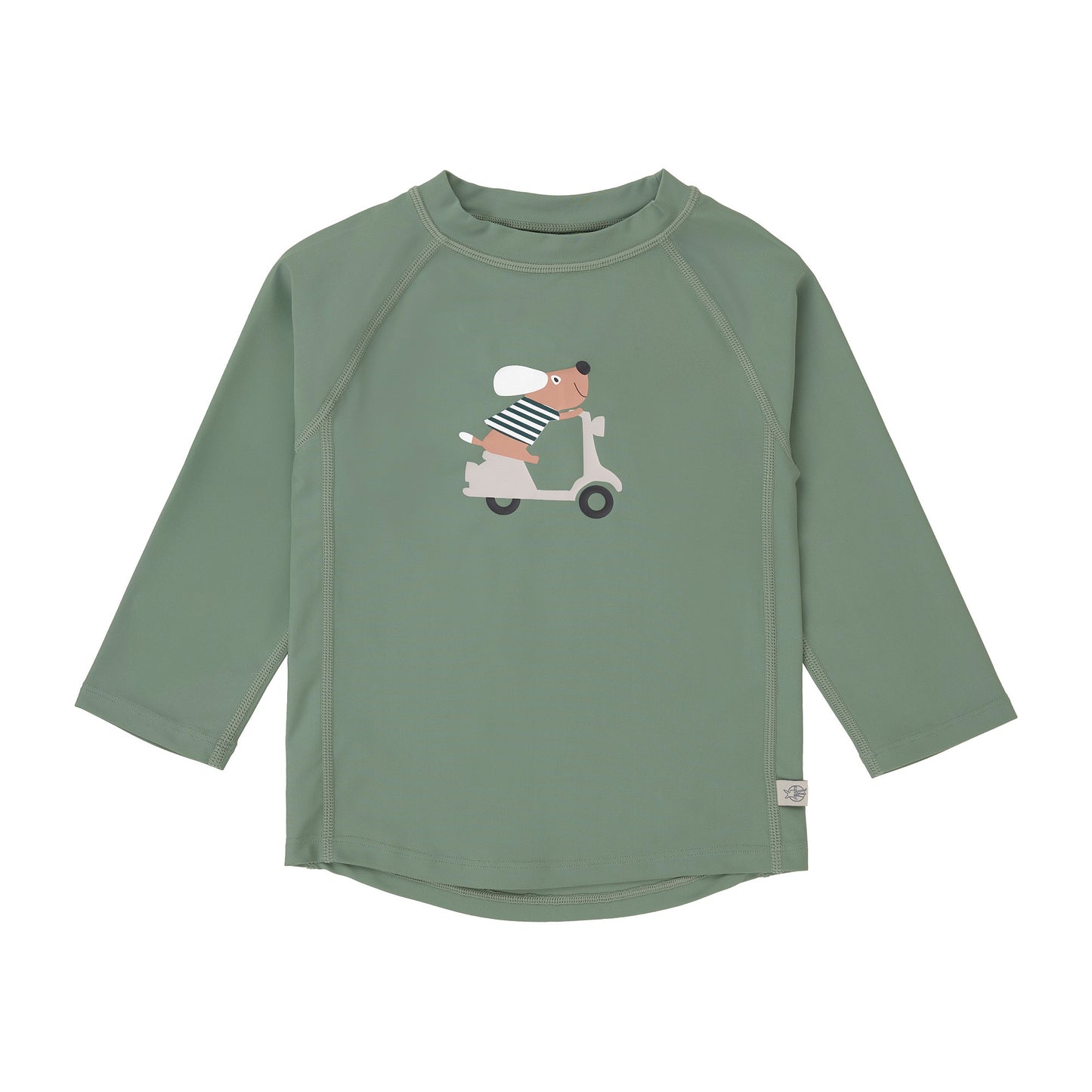 Lässig UV-Shirt langarm - Hund, grün