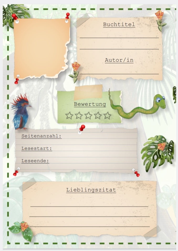Caromela „Mein kleines Lesetagebuch“
