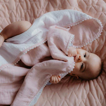 LaMillou Musselindecke - Lachs/Weiß