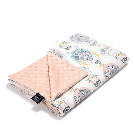 LaMillou Baumwolldecke Minky Cappadocia Dream - Powder Pink