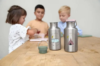 Lässig Trinkflasche Edelstahl klein