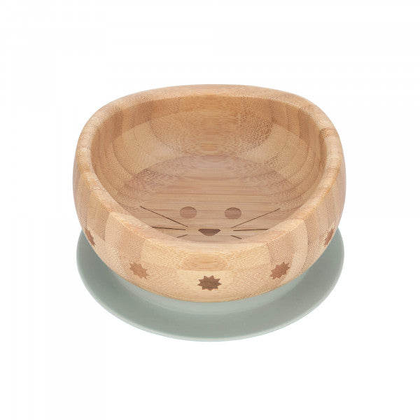 Lässig Schale Bambus mit Saugnapf