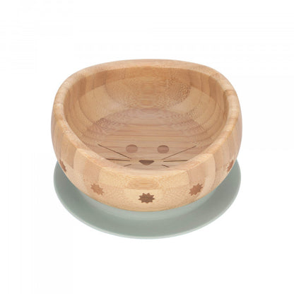 Lässig Schale Bambus mit Saugnapf