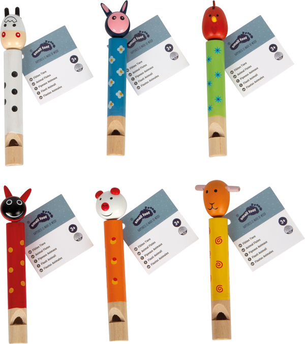 Small Foot Flötentiere - Holzpfeifen