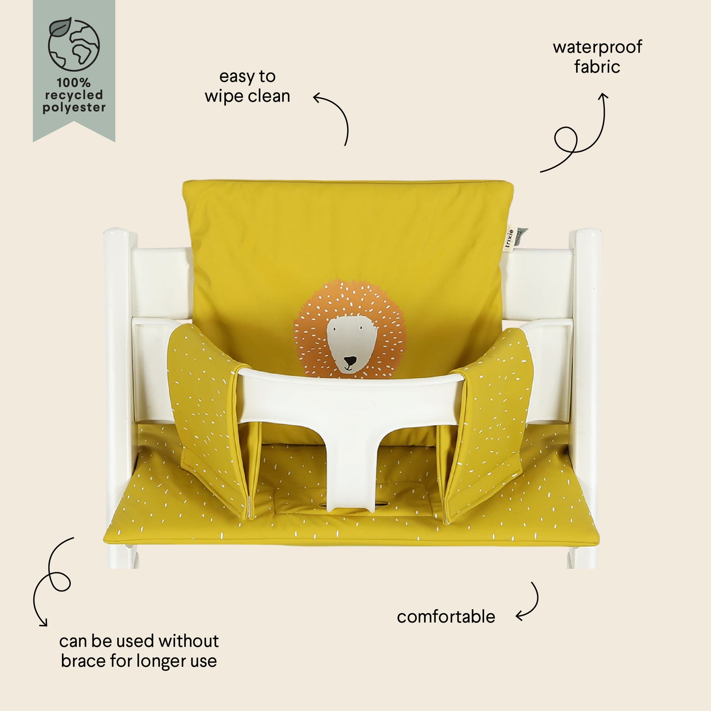 Trixie Hochstuhlkissen abwischbar - Lion