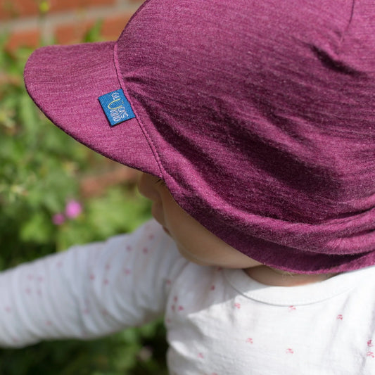Glückskind Sommerkappe zwetschke