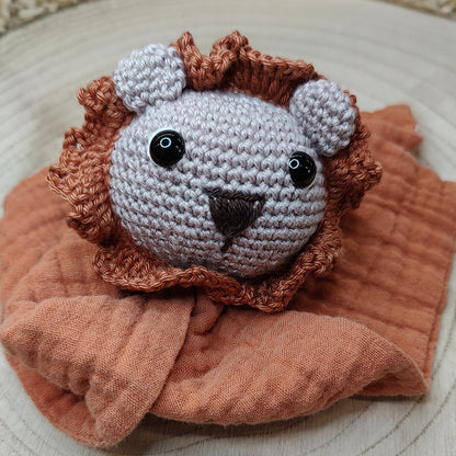 Vermaschelt - Schmusetuch Löwe