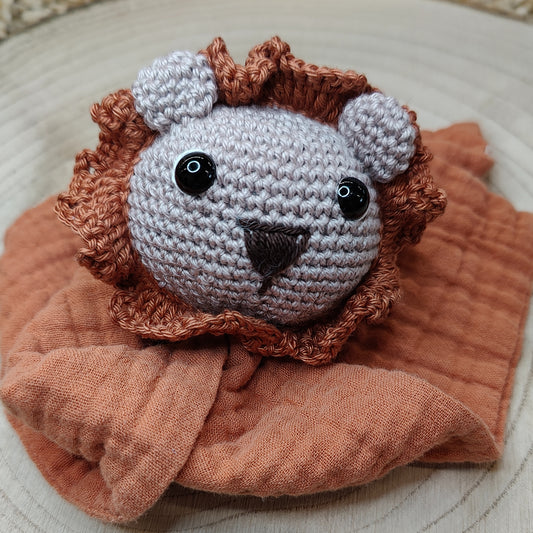 Vermaschelt - Schmusetuch Löwe