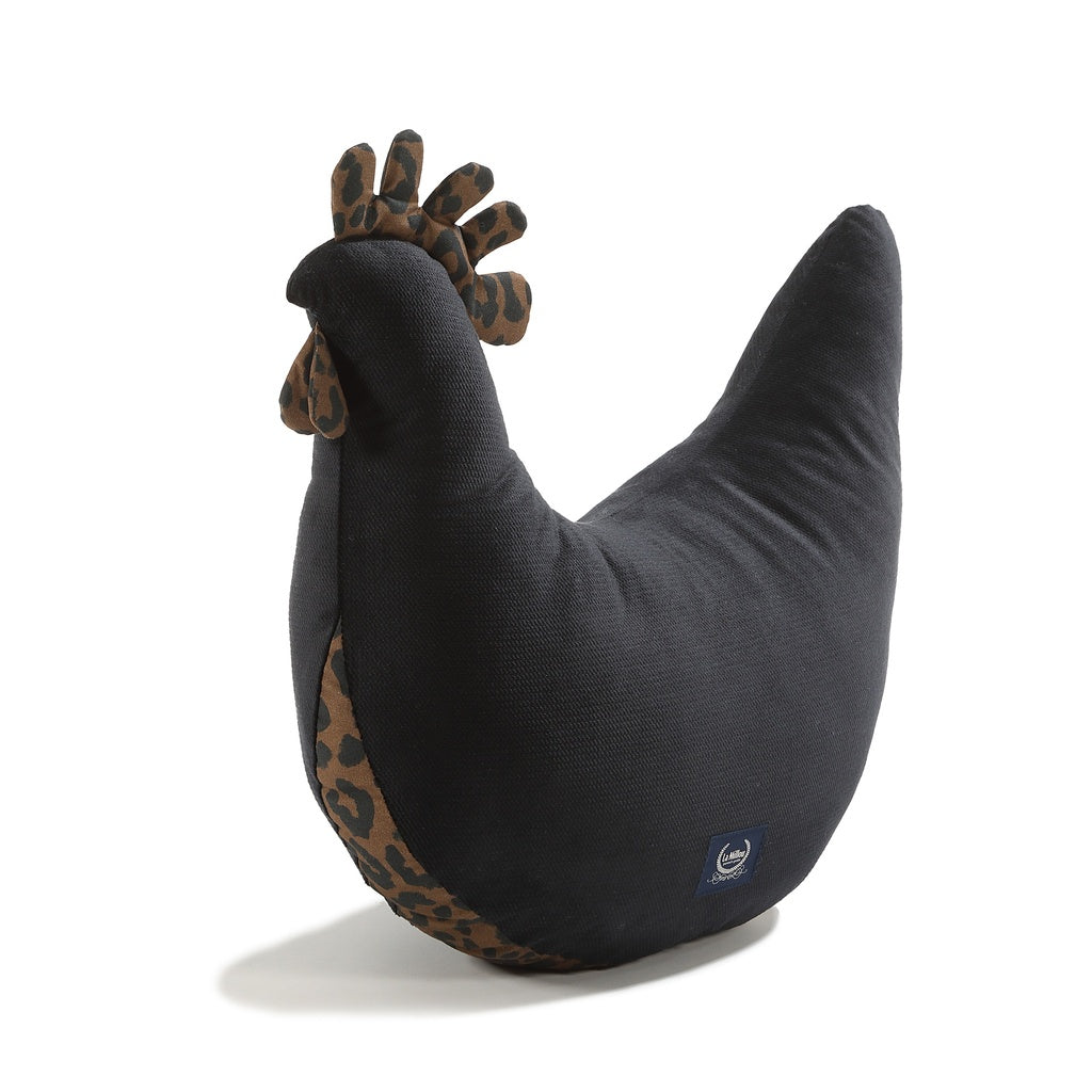 LaMillou Grandma Dana - Stillhenne Velvet Baumwolle LEOPARD CHOCO