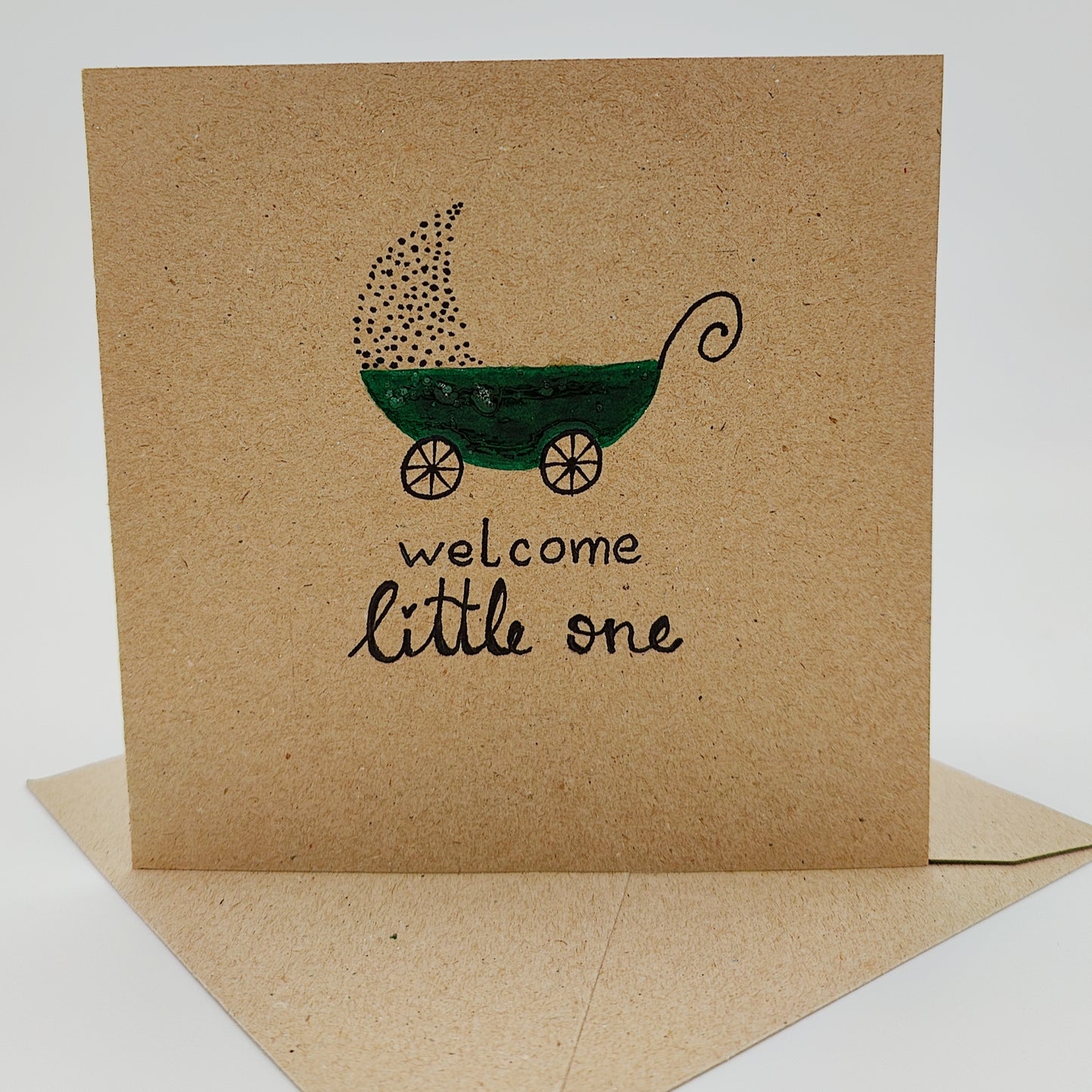 Glückwunschkarte "welcome little one"