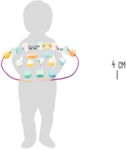 Small Foot Fädelspiel Pastell