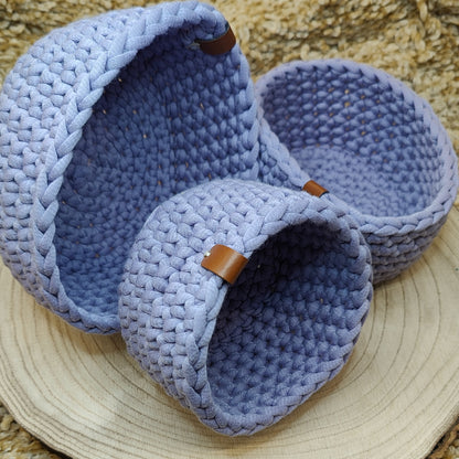 Vermaschelt - Körbchen 3er Set