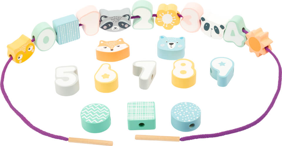 Small Foot Fädelspiel Pastell