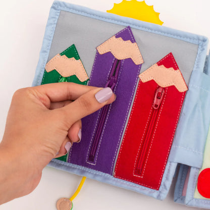 Jolly Designs Mini Quiet Book Sonnenschein