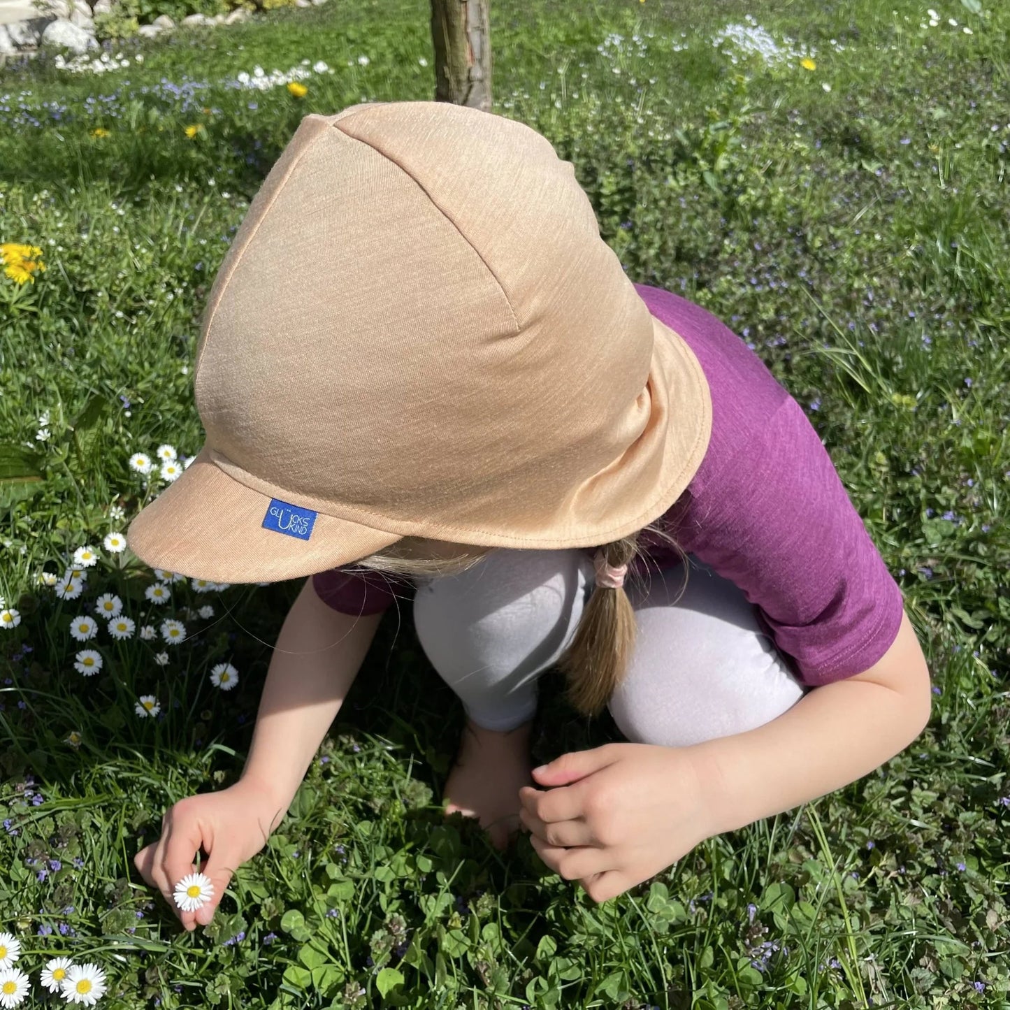 Glückskind Sommerkappe sand