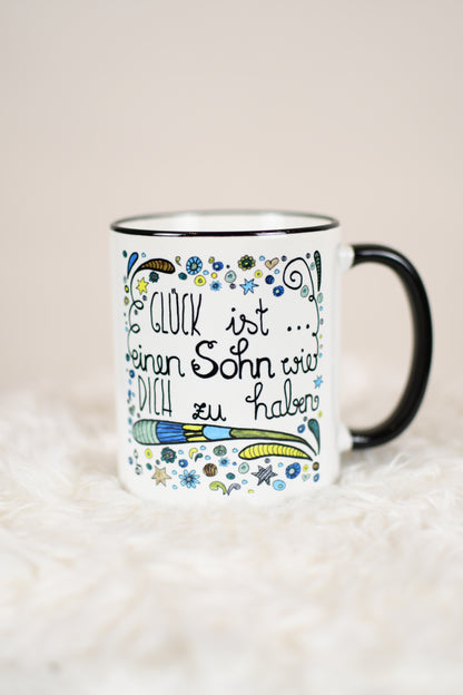 Rollin Art "Glück ist..." Tasse