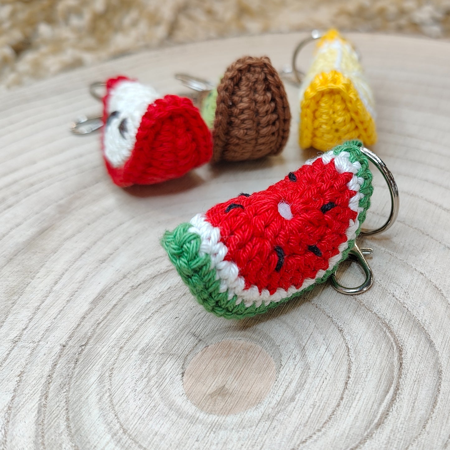 Vermaschelt - Schlüsselanhänger Obst