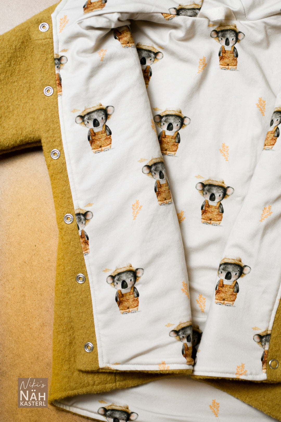 Niki‘s Nähkasterl Wollwalkjacke Lio