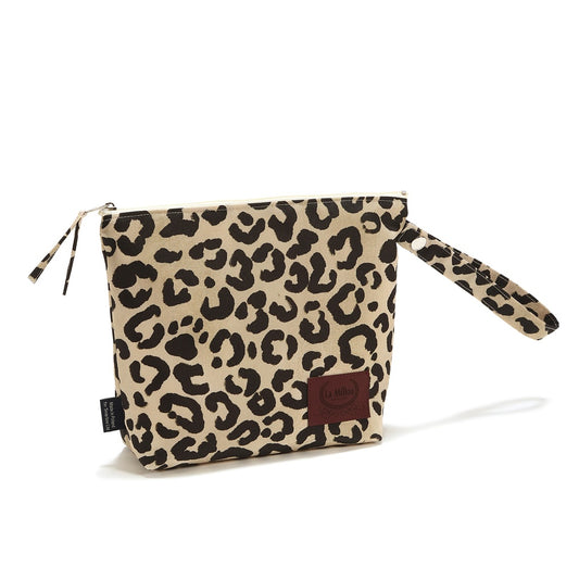 LaMillou Wetbag - wasserdichte Reisetasche Größe S - LEOPARD CREAM