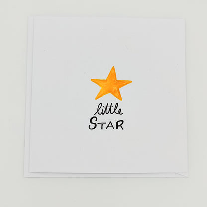 Glückwunschkarte "little Star"