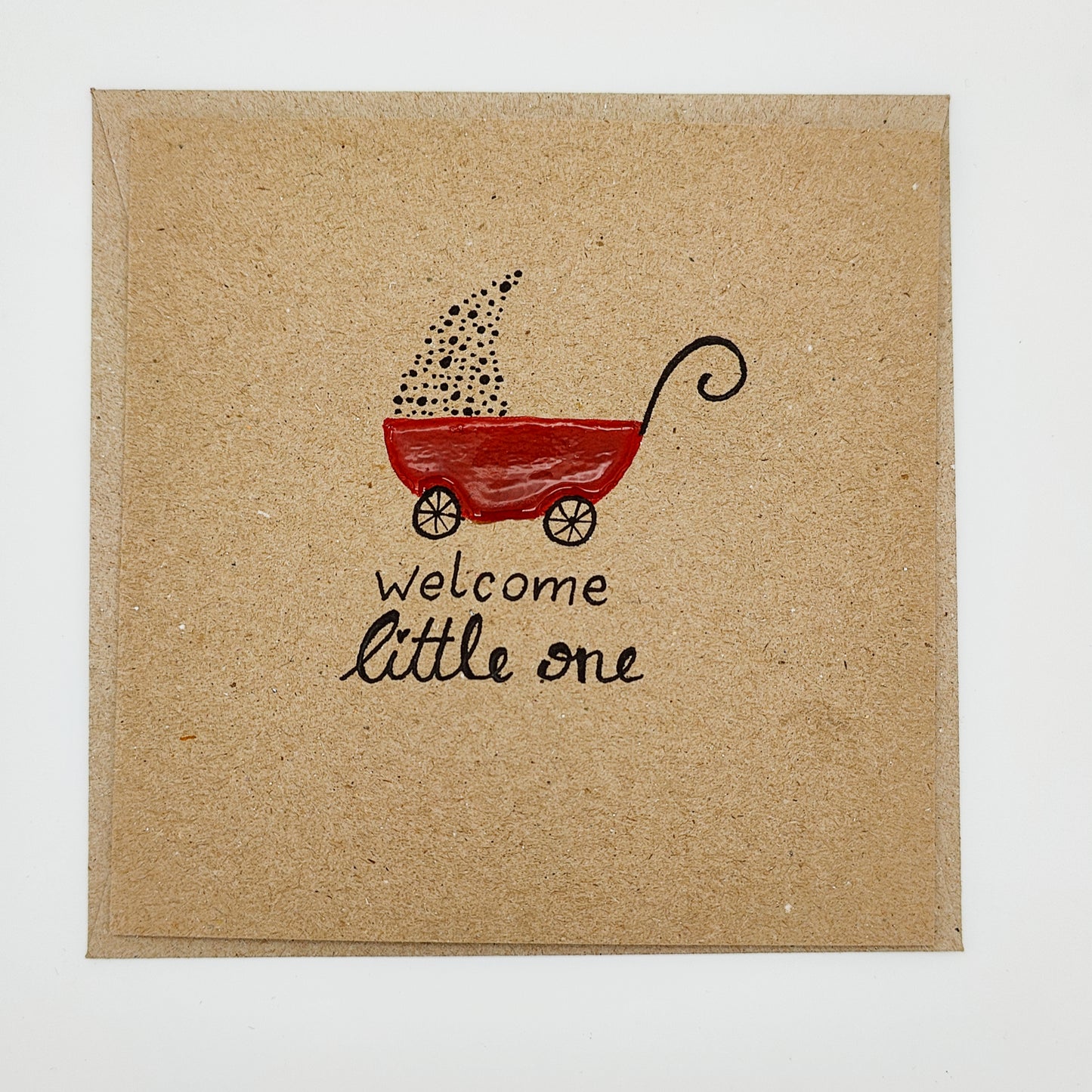 Glückwunschkarte "welcome little one"