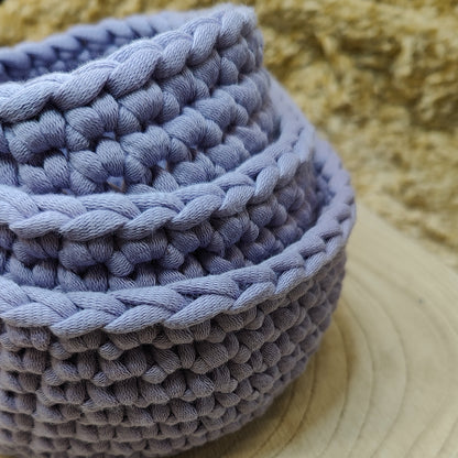 Vermaschelt - Körbchen 3er Set