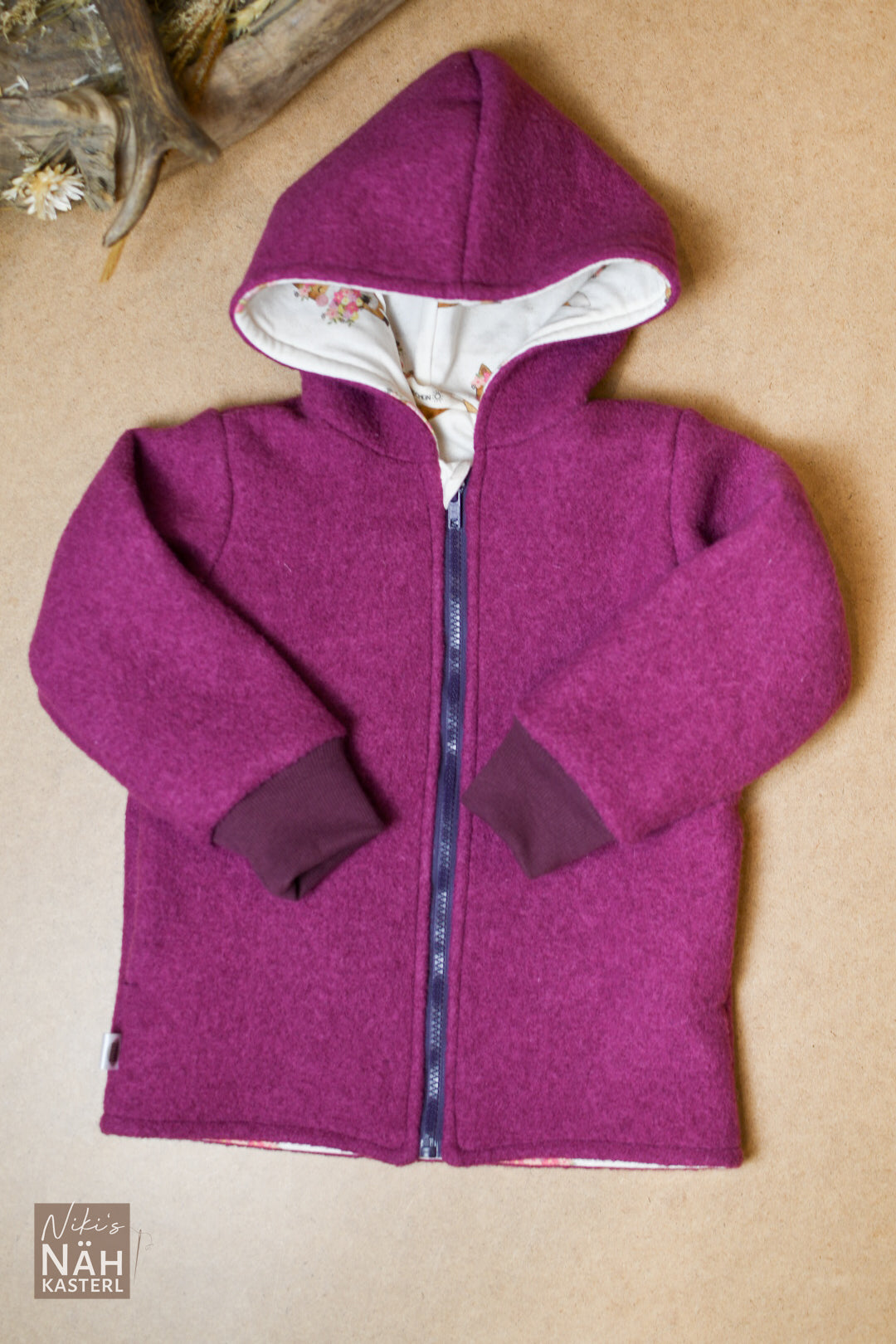 Niki‘s Nähkasterl Wollwalkjacke Jumi