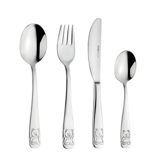 Puresigns Kinderbesteck 4-teilig BÄR