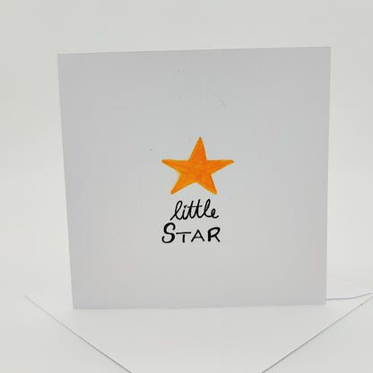 Glückwunschkarte "little Star"
